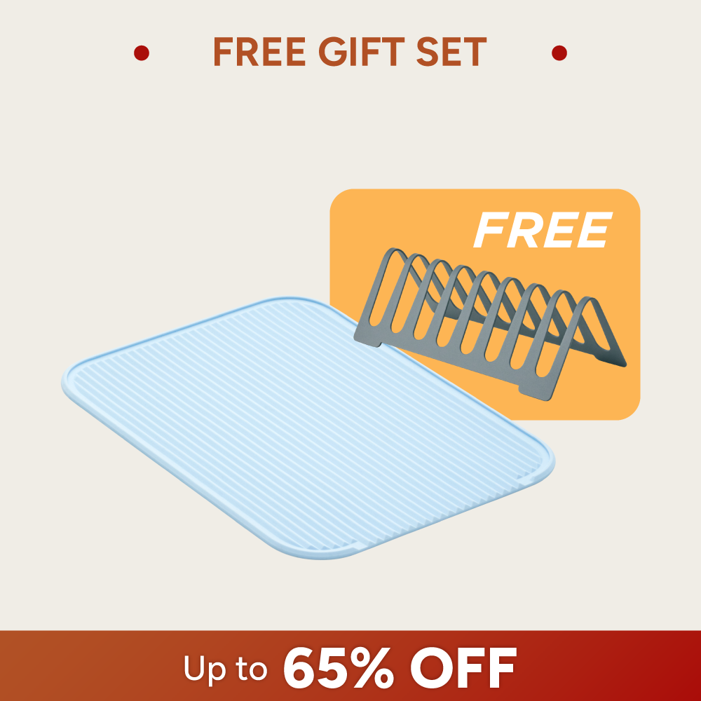 Buy Drying Mat get a Free Drying Rack