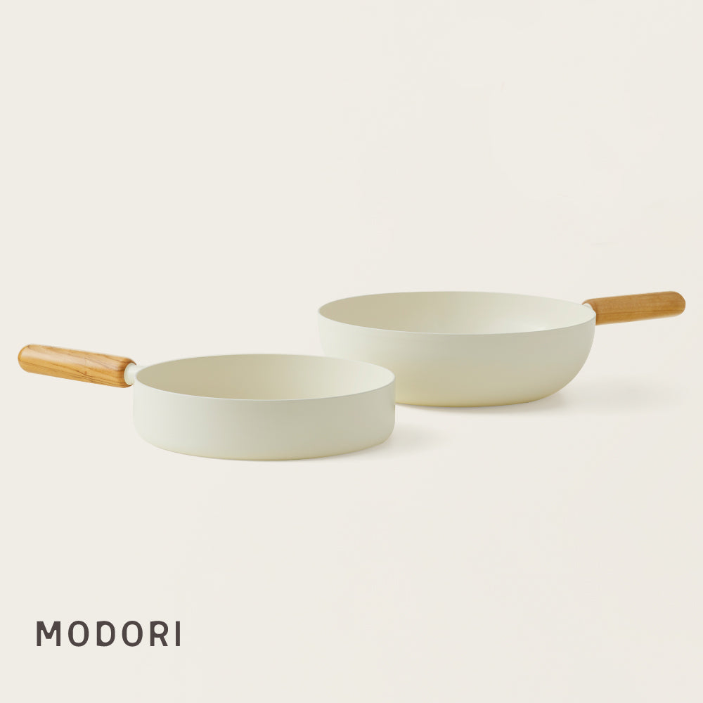 [Modori] Goodle Korean Cookware - Cream White Edition