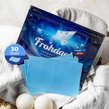 FROHDACHS Dual Ultra-Concentrated Laundry Sheets (30 sheets)