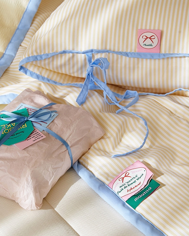 【 MAATILA】Ribbon Cake Collection | Pillowcase