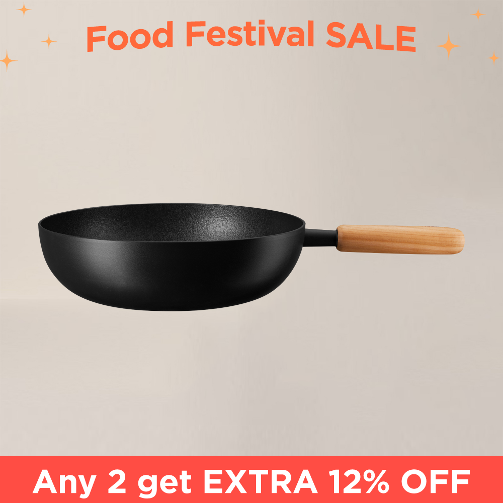 Goodle Black Wok | Available in 24cm & 28cm