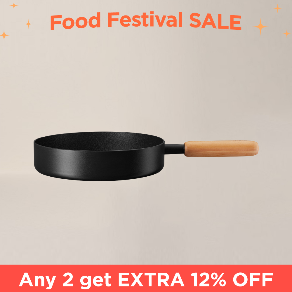 Goodle Black Frying Pan | Available in 24cm & 28cm