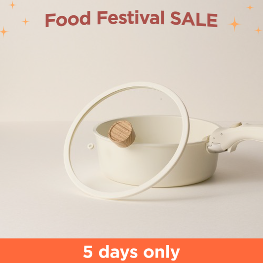Sodam Cookware - Glass Pot Lid 22 cm (Cream White)