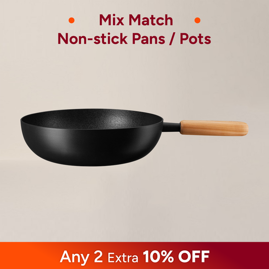 Goodle Black Wok | Available in 24cm & 28cm