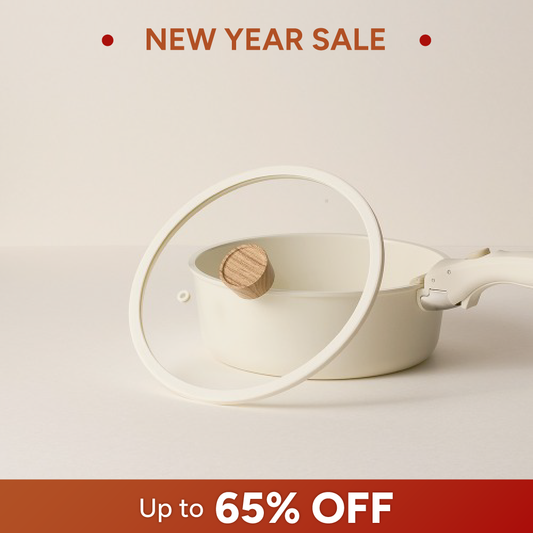 Sodam Cookware - Glass Pot Lid 22 cm (Cream White)