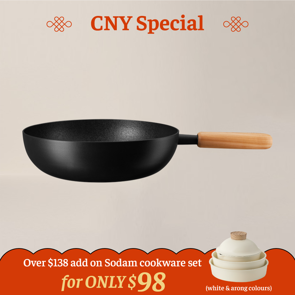 Goodle Black - 28cm Wok