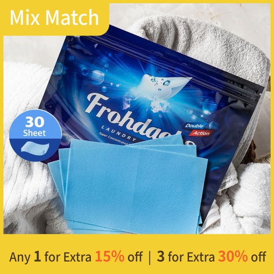 FROHDACHS Dual Ultra-Concentrated Laundry Sheets (30 sheets)