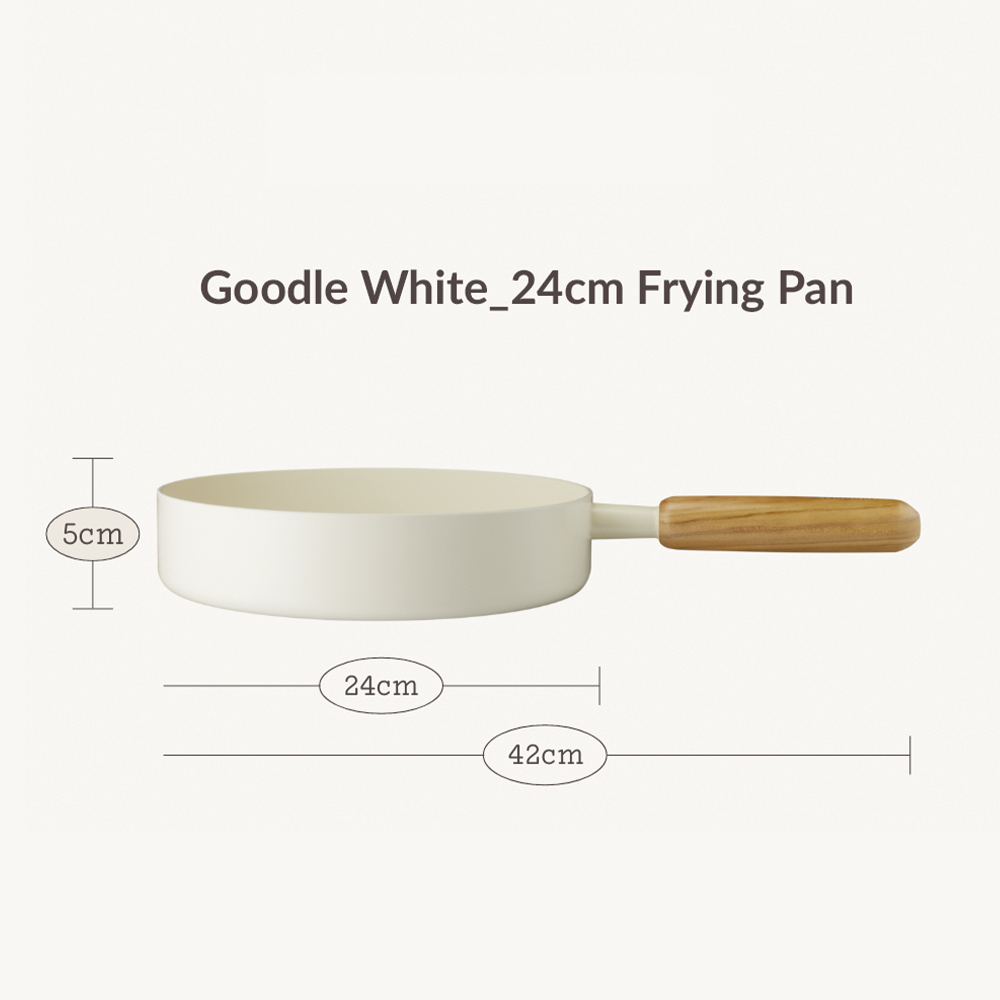 Goodle White Frying Pan / Wok